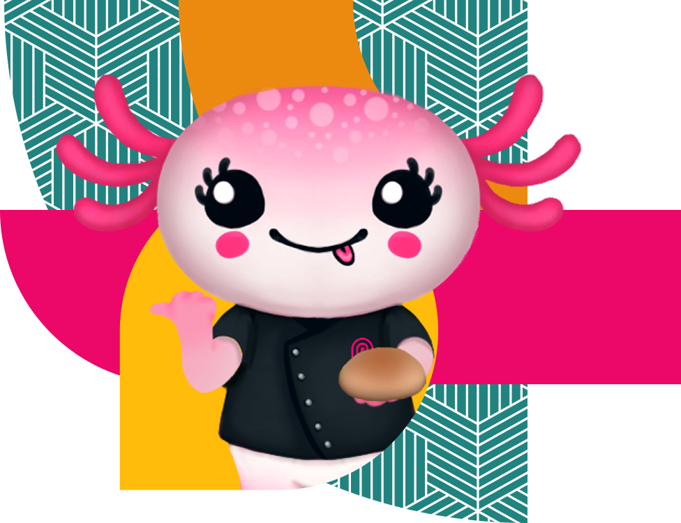 Chef sonriendo sosteniendo pan